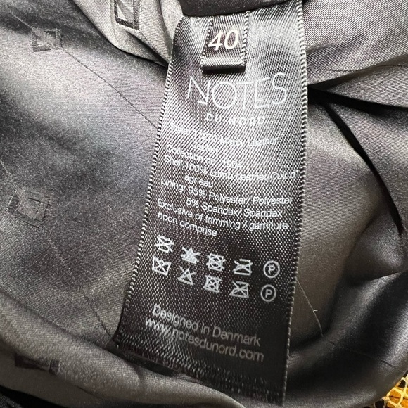 NWT NOTES DU NORD Mercy Snake-Embossed Leather Jacket Multi - Picture 13 of 13